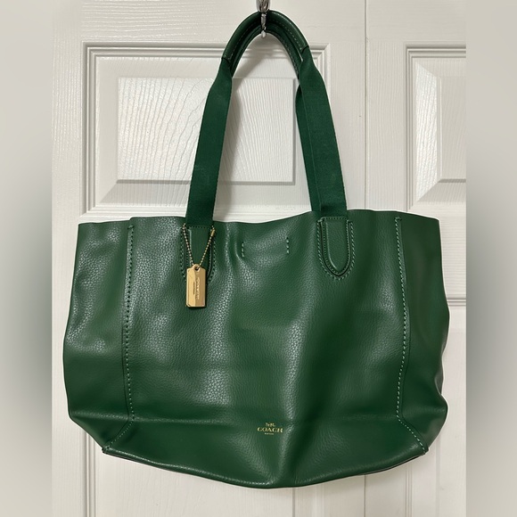 Green Coach Tote NWOT - Picture 1 of 5